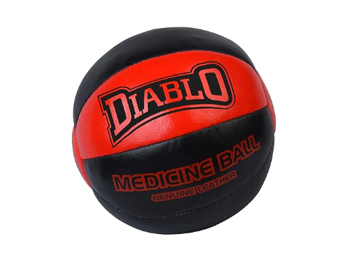DIABLO Genuine/Synthetic Leather No Bounce Medicine Ball (1KG, 2KG, 3KG, 4KG, 5KG, 6KG, 7KG, 8KG, 9KG, 10KG)| Kibi Sports