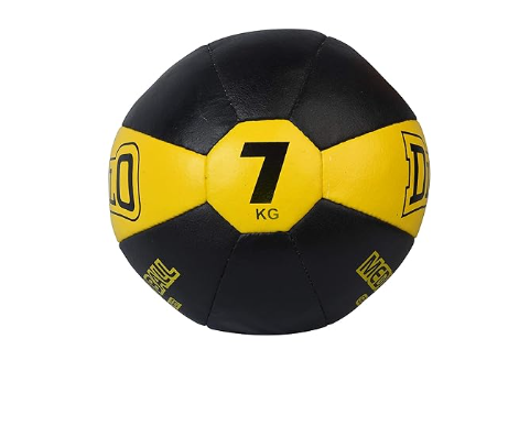 DIABLO Genuine/Synthetic Leather No Bounce Medicine Ball (1KG, 2KG, 3KG, 4KG, 5KG, 6KG, 7KG, 8KG, 9KG, 10KG)| Kibi Sports