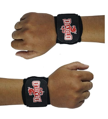 DIABLO Wrist Support 2 Pair Black | Kibi Sports Belco