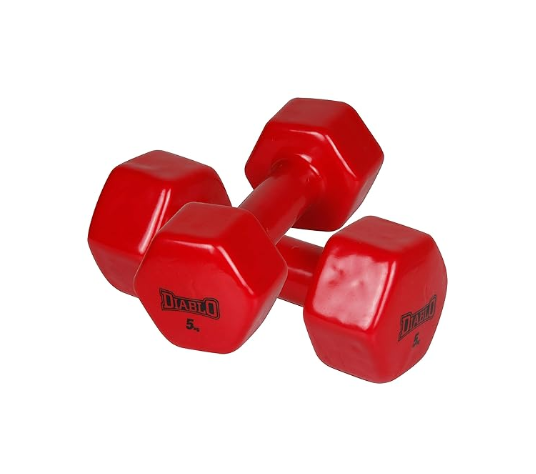 Diablo Vinyl Dumbbells for Men and Women | Kibi Sports Belco