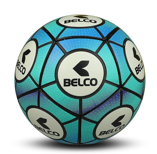 Belco Sports Official Blue PVC Football Size 5 | Kibi Sports Belco