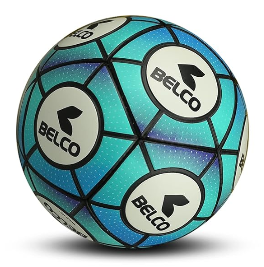 Belco Sports Official Blue PVC Football Size 5 | Kibi Sports Belco