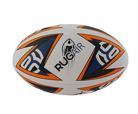 Belco Sports RUGAIR 3Ply Synthetic Rubber Top Grade Rugby Ball Size 5 | Kibi Sports