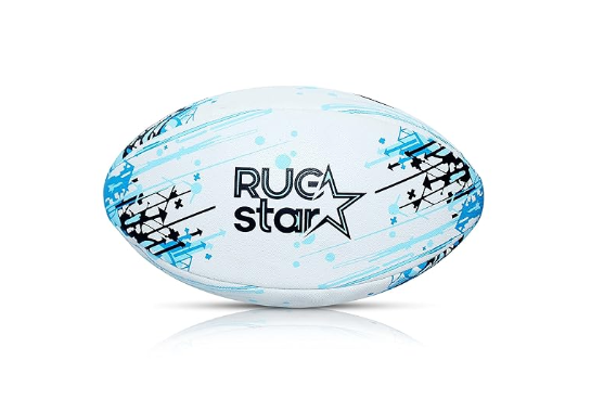 Belco Sports RUGAIR 3Ply Synthetic Rubber Top Grade Rugby Ball Size 5 | Kibi Sports Belco