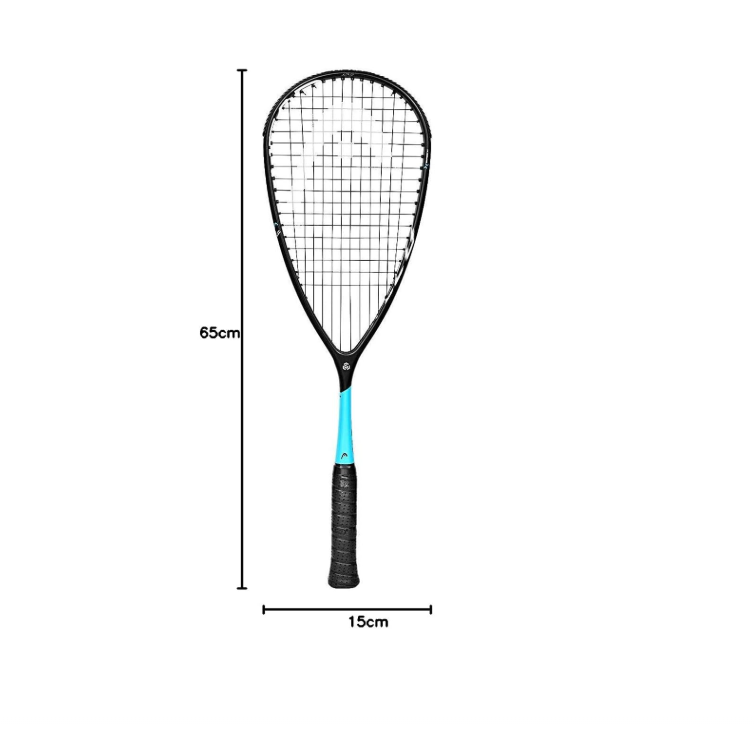 HEAD Graphene 360 Speed 125 Professional Squash Racquet (Strung) | Kibi Sports Head