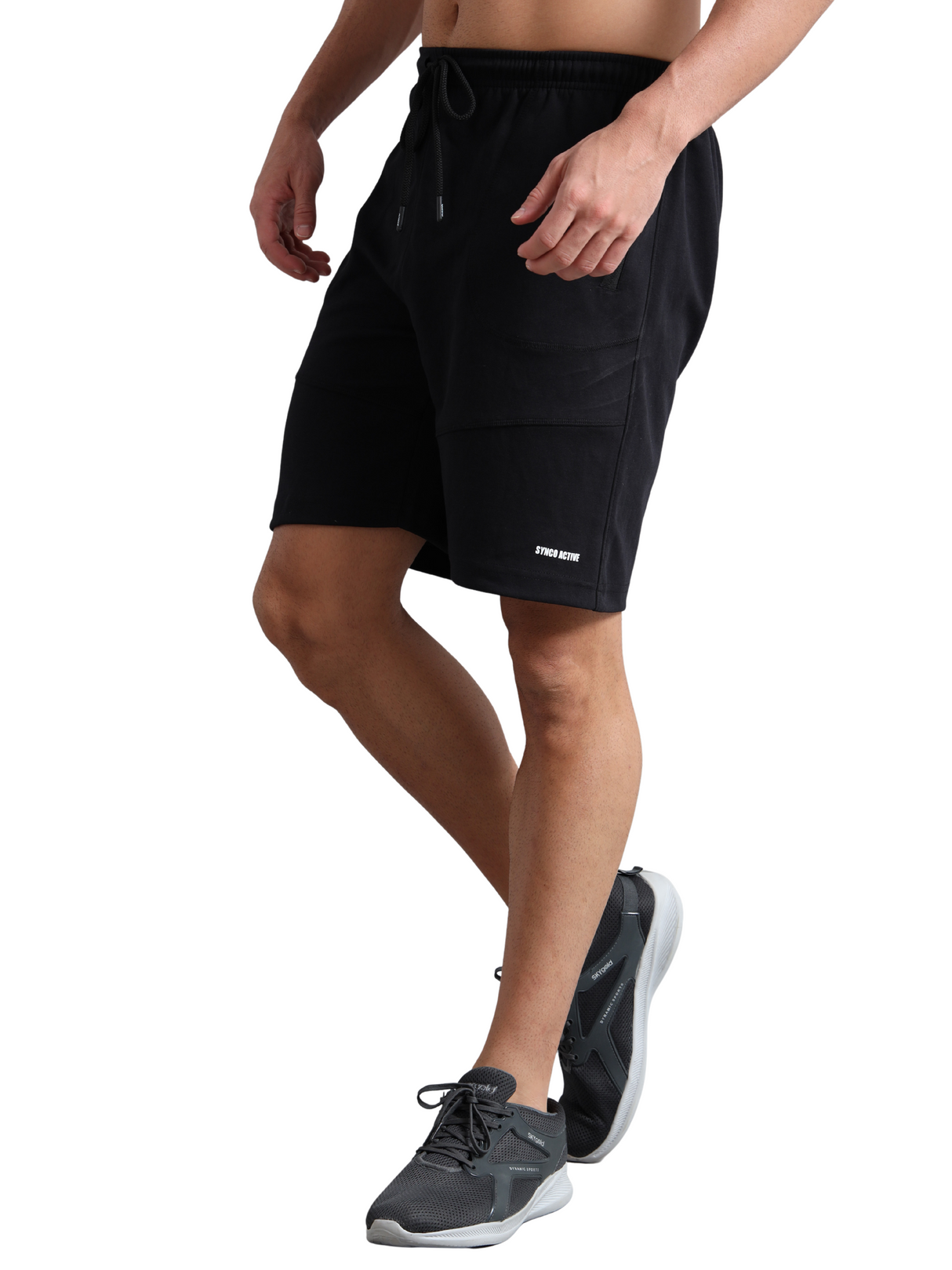 Synco AeroFlex Shorts For Men (Black)