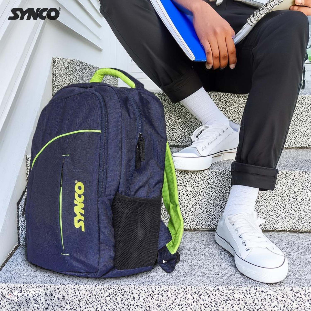 Synco Amigo Backpack - Casual backpack (M) Blue