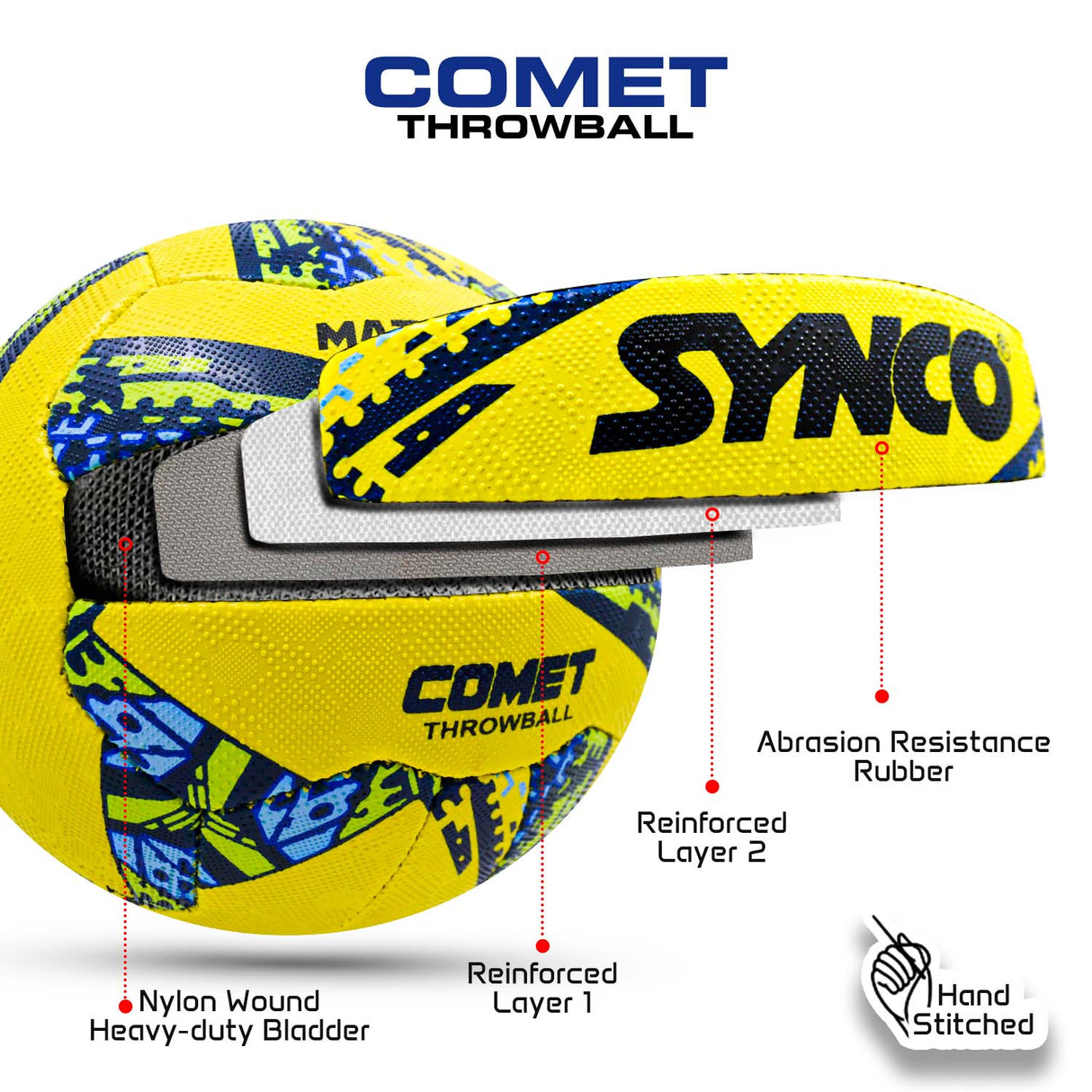 Synco Comet Throwball (Size-5)