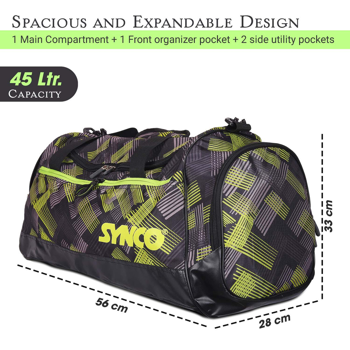 Synco Cruise Duffle Bag (M) Camo Green
