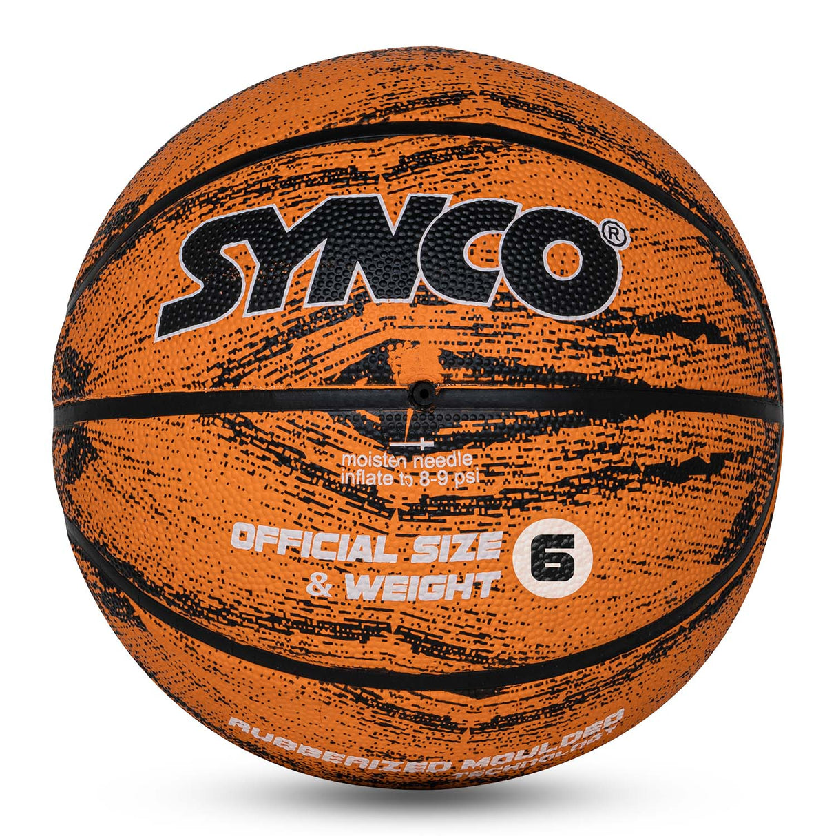 Synco Culture Basketball (Size-6) Orange-Black