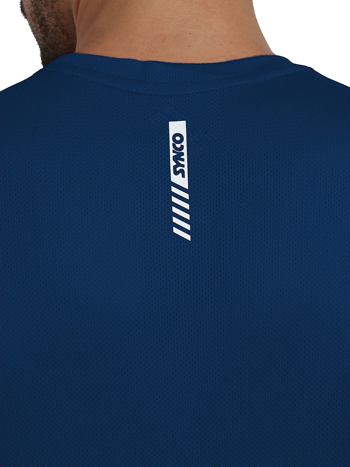 Synco Flo Fit Sports Tshirt For Men(Blue) -Sportswear & Activewear