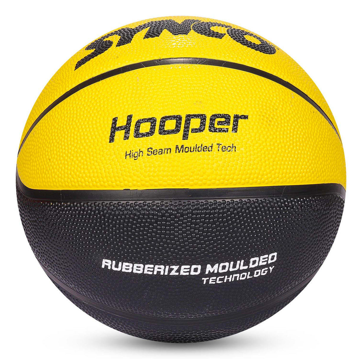 Synco Hooper Basketball (Size-5) Yellow-Black