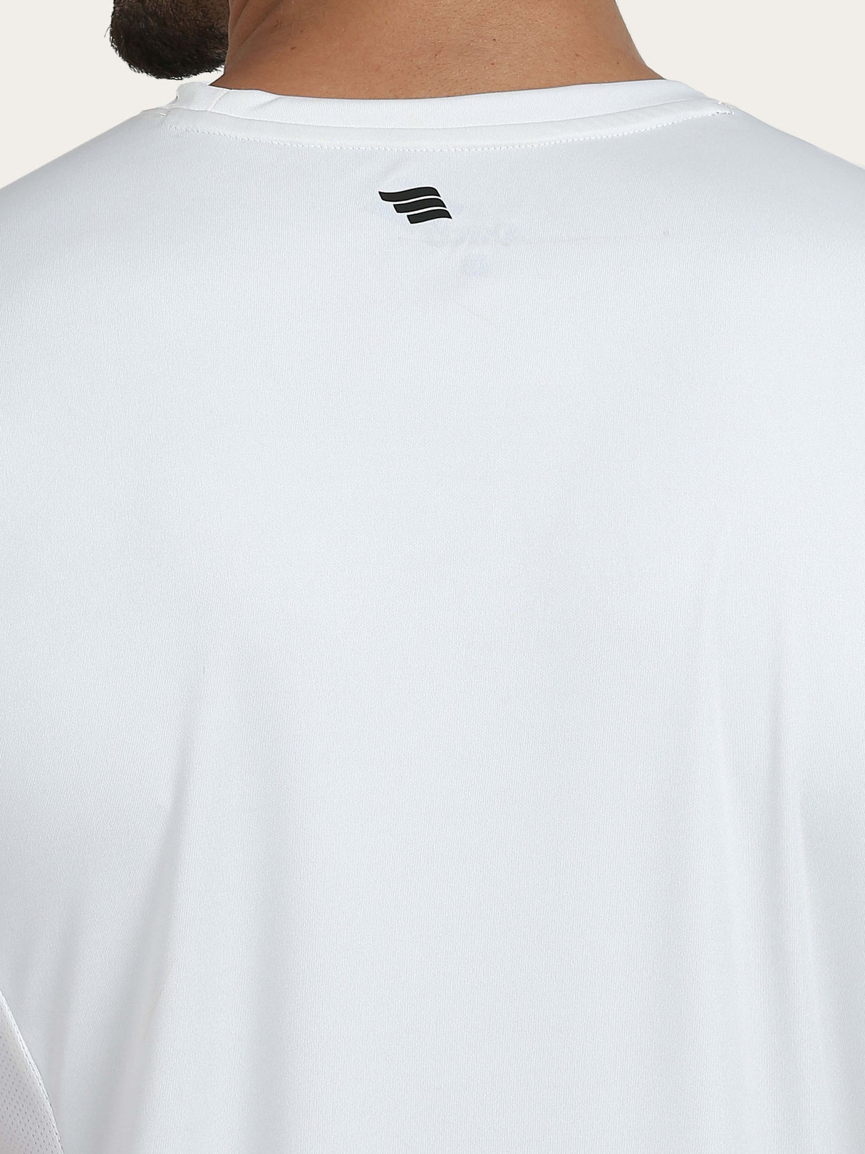 Synco Luxe Performance Sports T-shirt for Men(White)