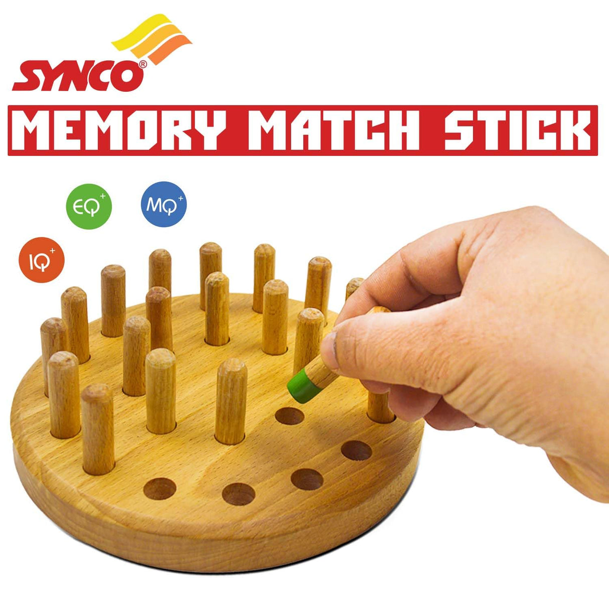 Memory Game - Colour Matching games (wooden) | Synco