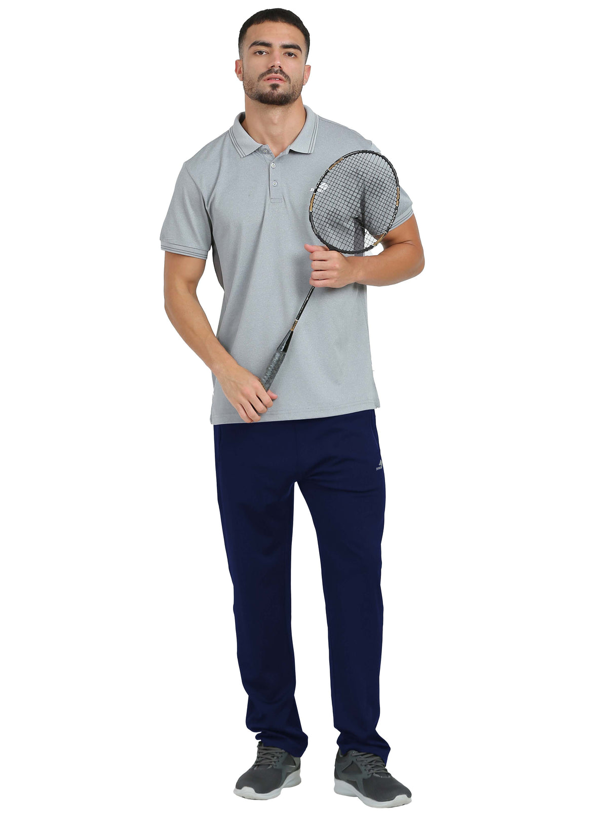 Synco Vogue Performance Trackpants For Men (Navy-Blue)
