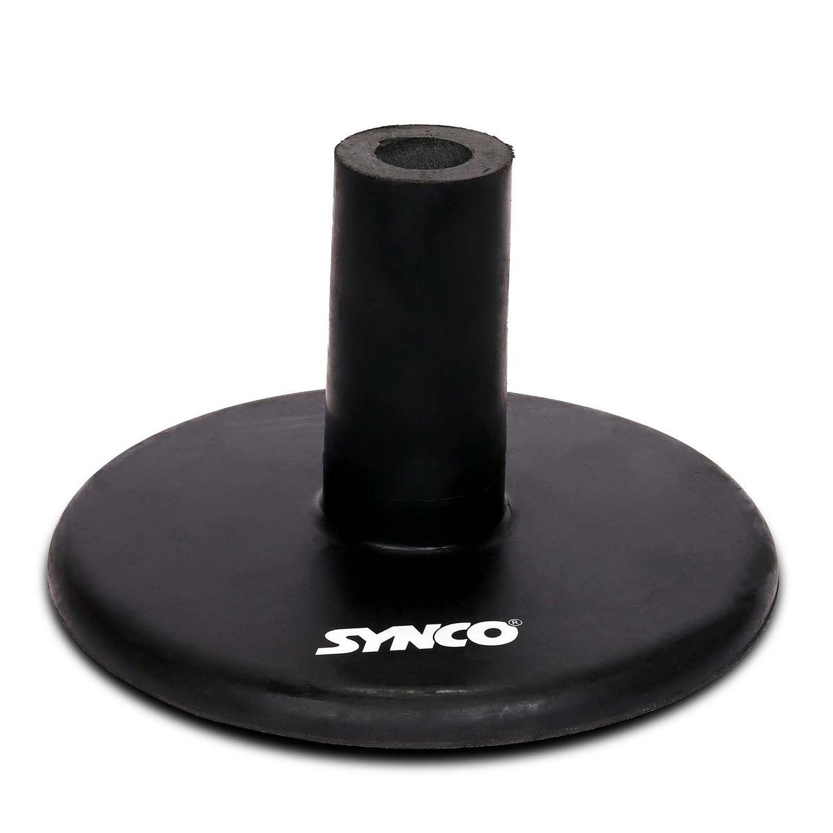 Synco Rubber Base for Spiked Pole (1.5 kg) Black
