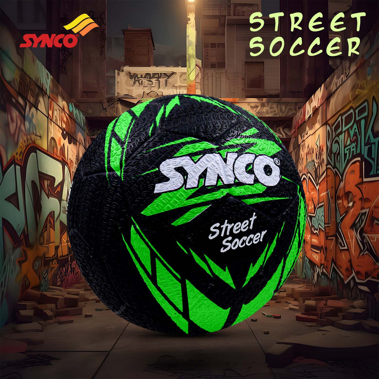 Synco Street Soccer Football (Size-5)