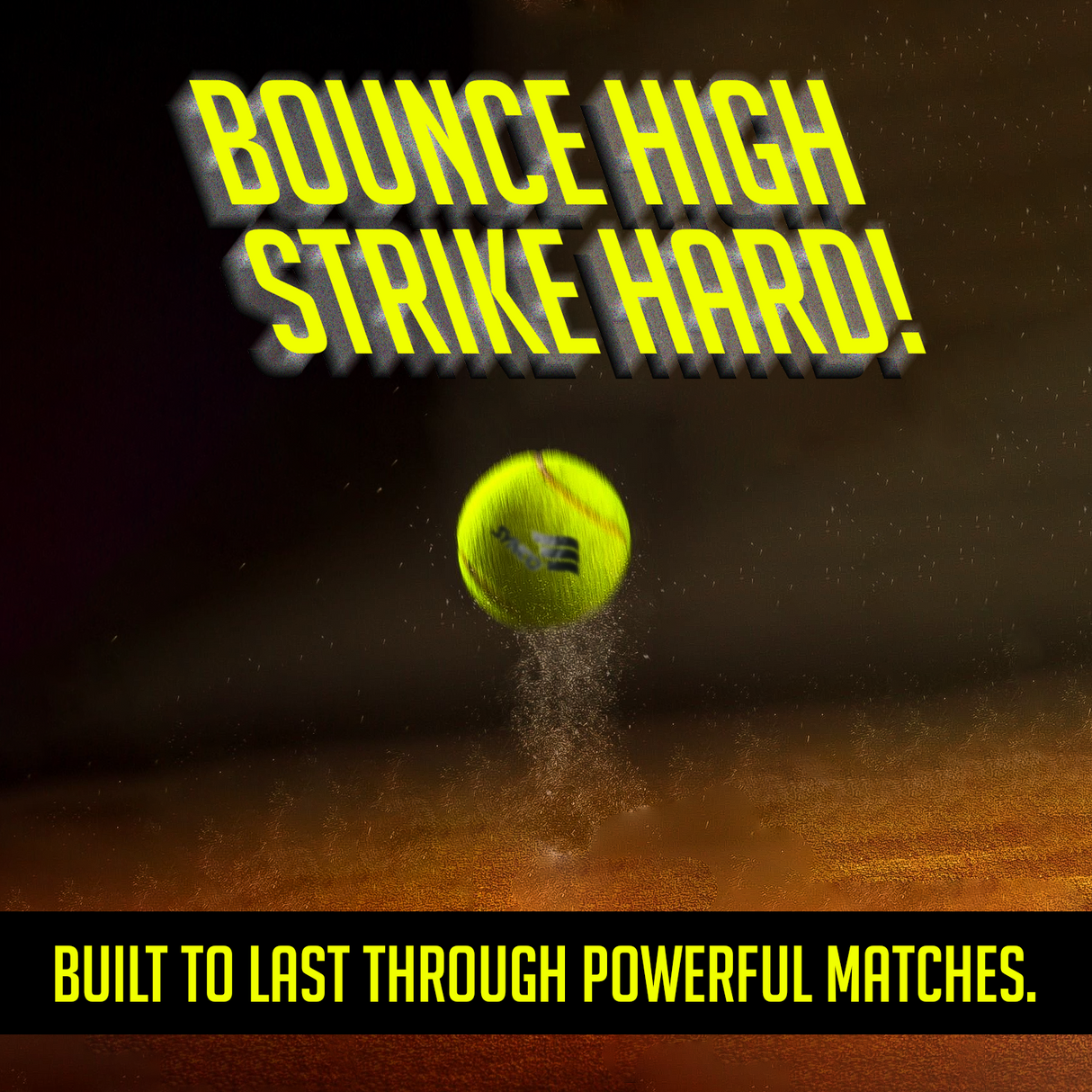 Synco Cricket Tournament Rubber Tennis Ball | Combo Pack of 6 | Color-Neon (Light Tennis Balls)