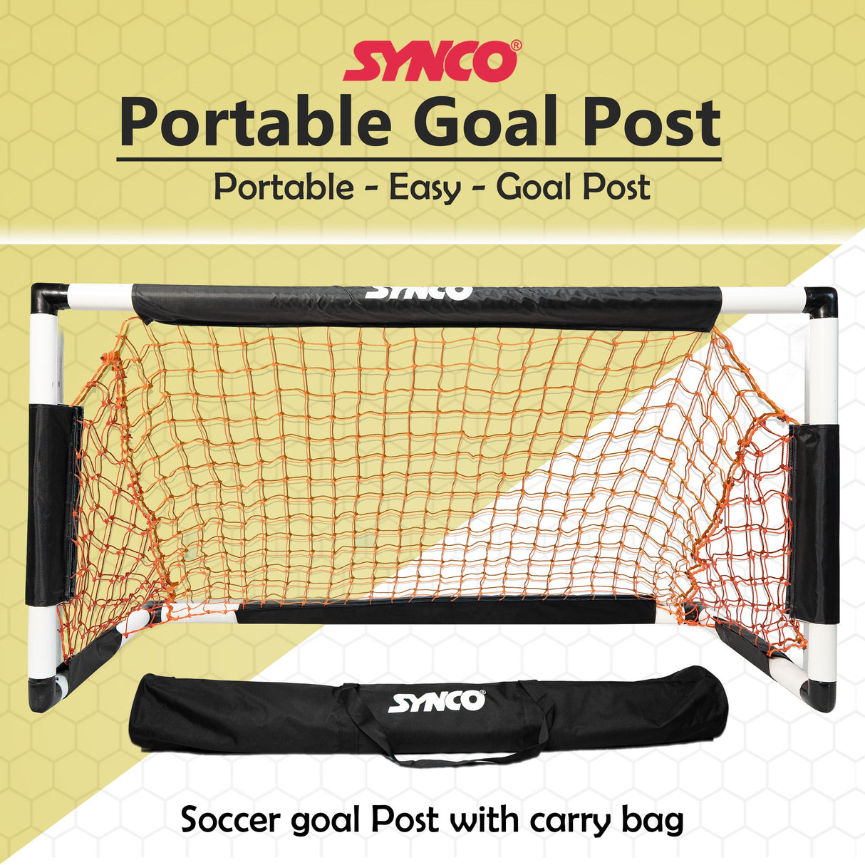 Synco Target Goal Post for Kids | Goal Post with Kids Football Combo