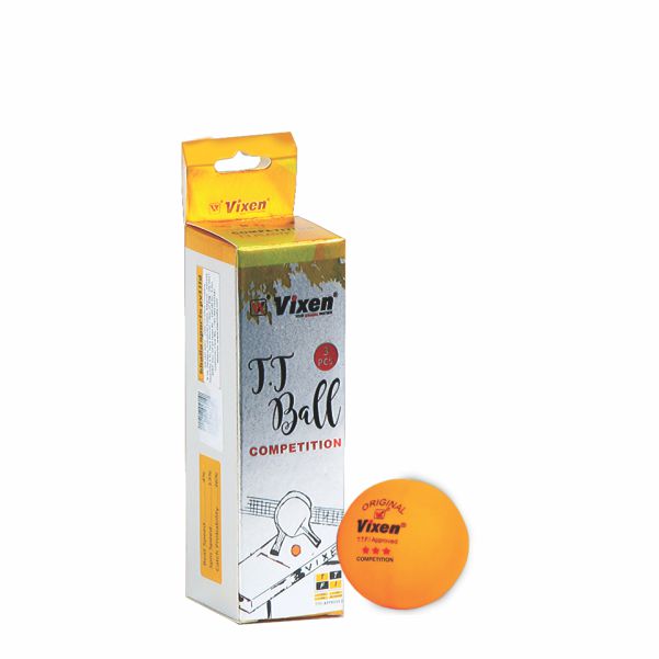 3 STAR COMPETITION TABLE TENNIS BALL VIXEN | KIBI SPORTS