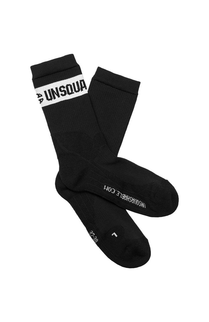 UNSQUASHABLE TOUR-TEC PRO Performance Sock - Black - 2 PACK - KIBI SPORTS