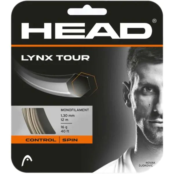 HEAD Lynx Tour Tennis String (Cut From Reel, 16G/ 1.30mm) Champagne
