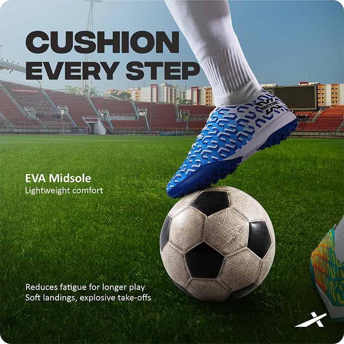 Vector X Rider PLus Unisex Futsal Soccer Cleats Shoes Lightweight Durable Indoor Court Sneaker Synthetic Upper + Rubber Outsole for superior grip|Football Boots for Men Women Adult Youth