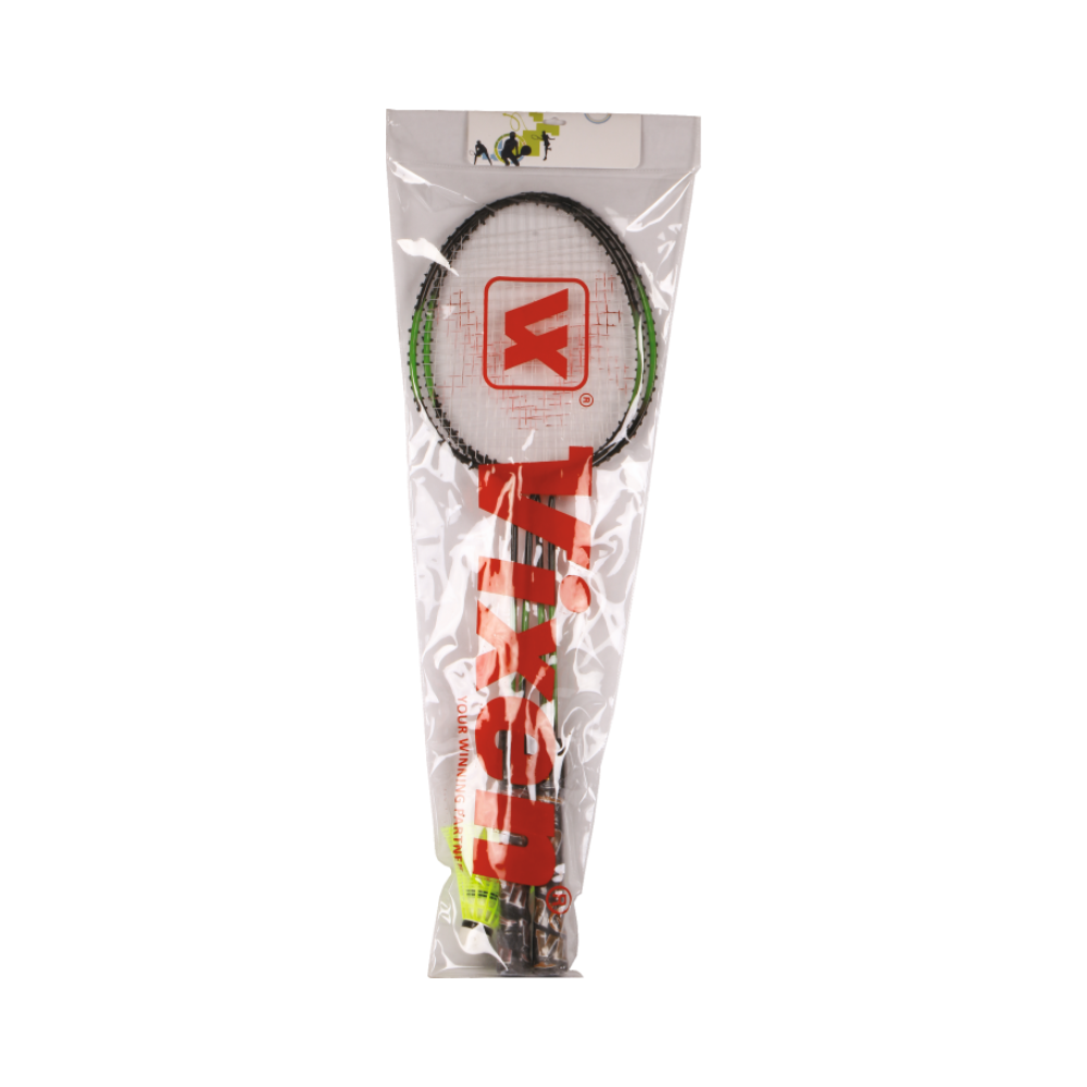 BADMINTON RACKET DOUBLE SHAFT GIFT SET