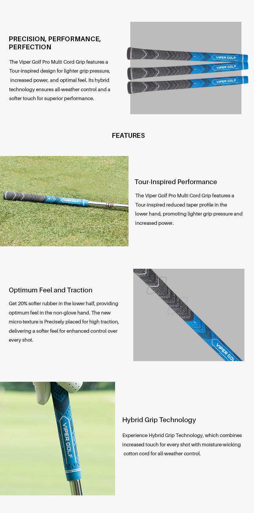 Viper Golf Pro Multi Cord Midsize Grip
