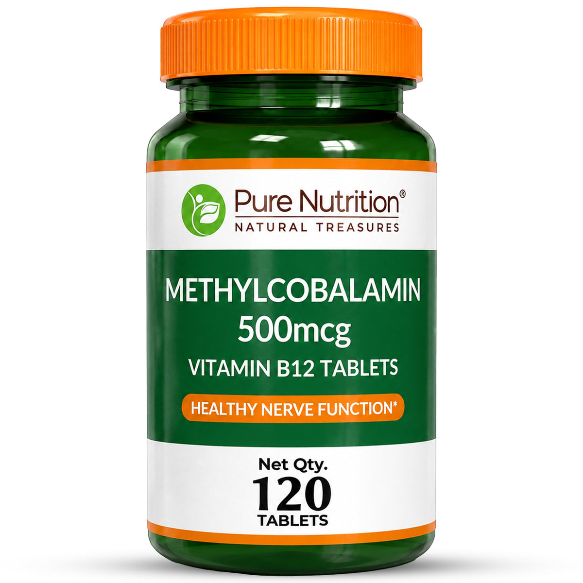 Methylcobalamin 500mcg Vitamin B12 Tablets | 120 Tablets - Nutrition by Pure Nutrition