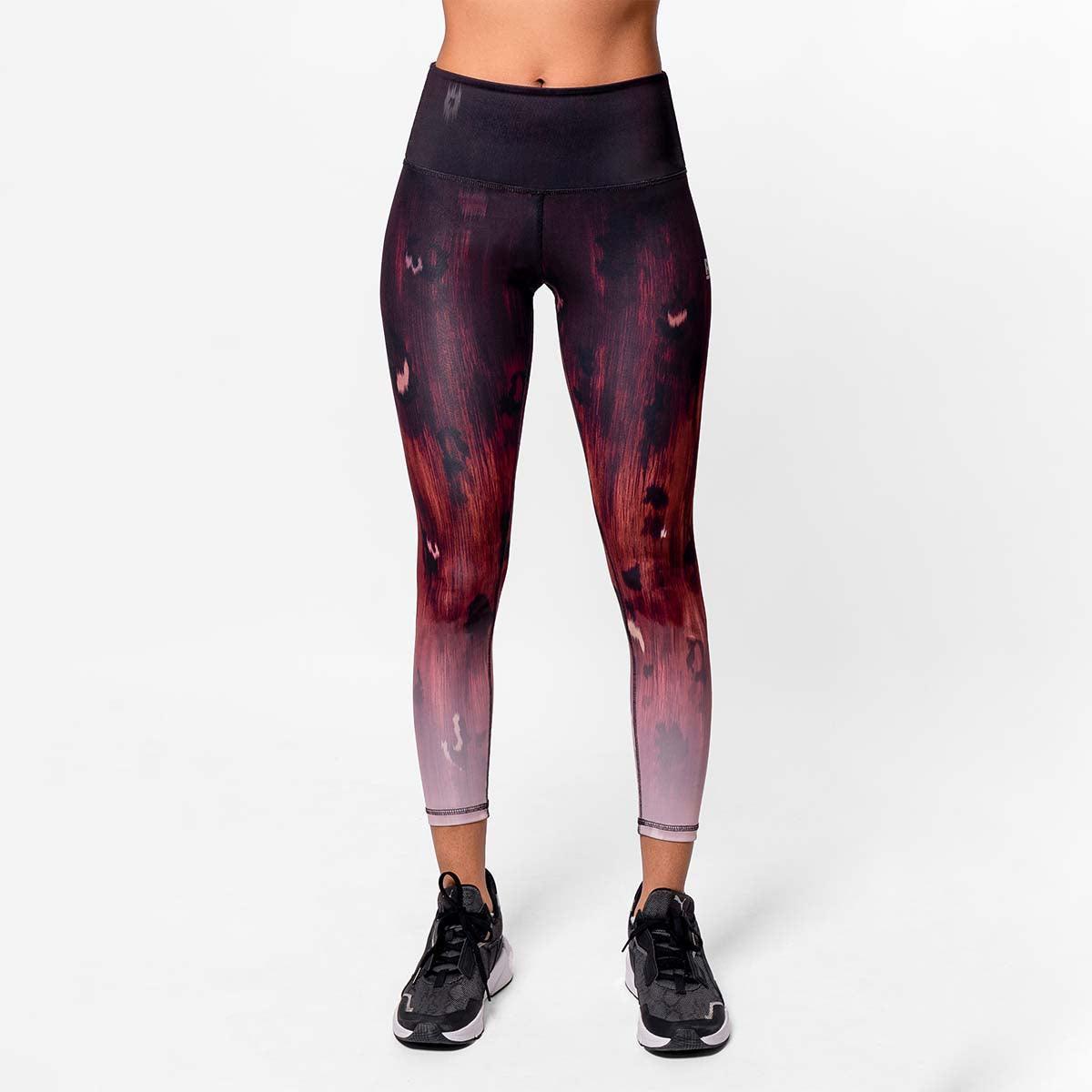 Magnum Opus High Waist Leggings - Garnet