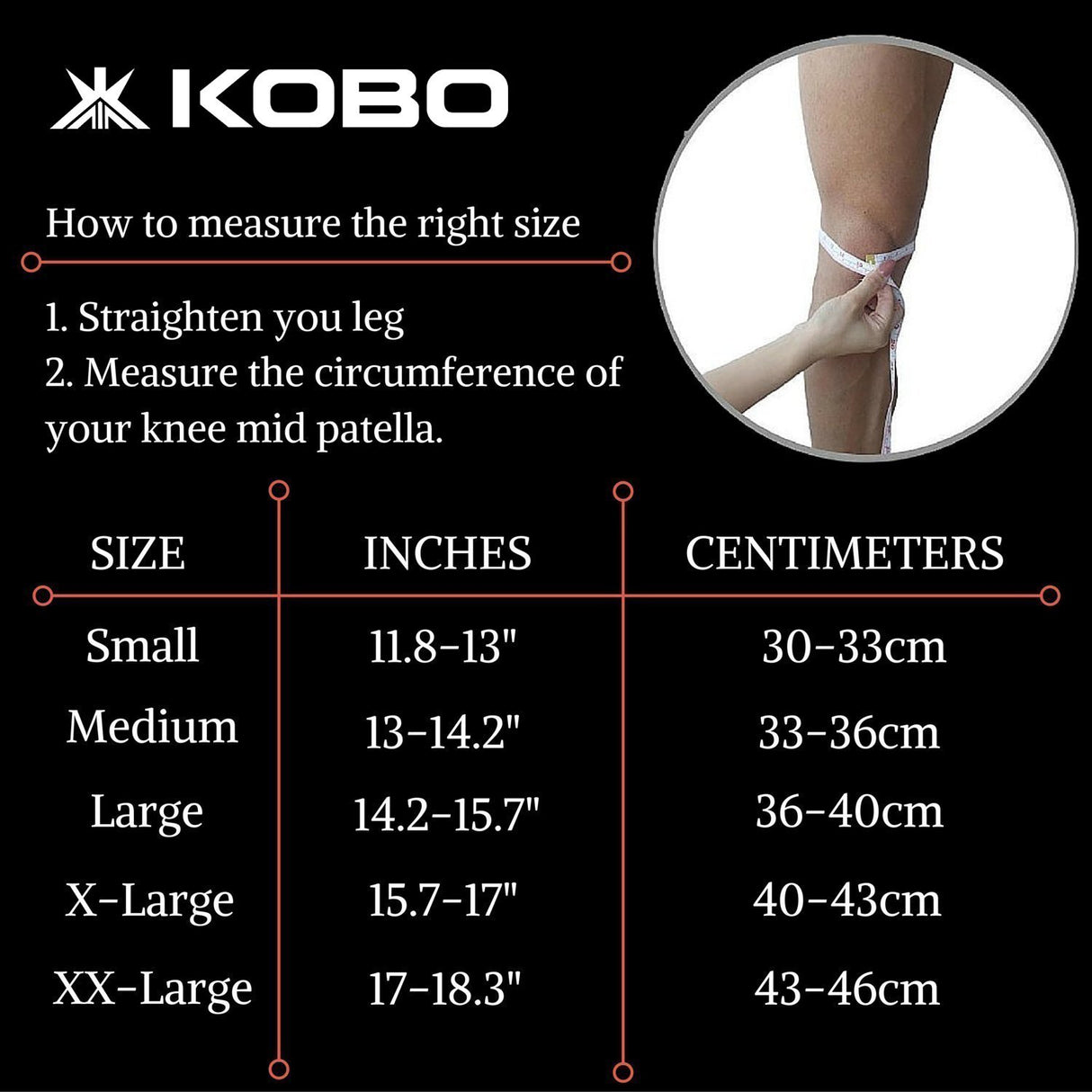 Kobo WTA-79 Knee Sleeves