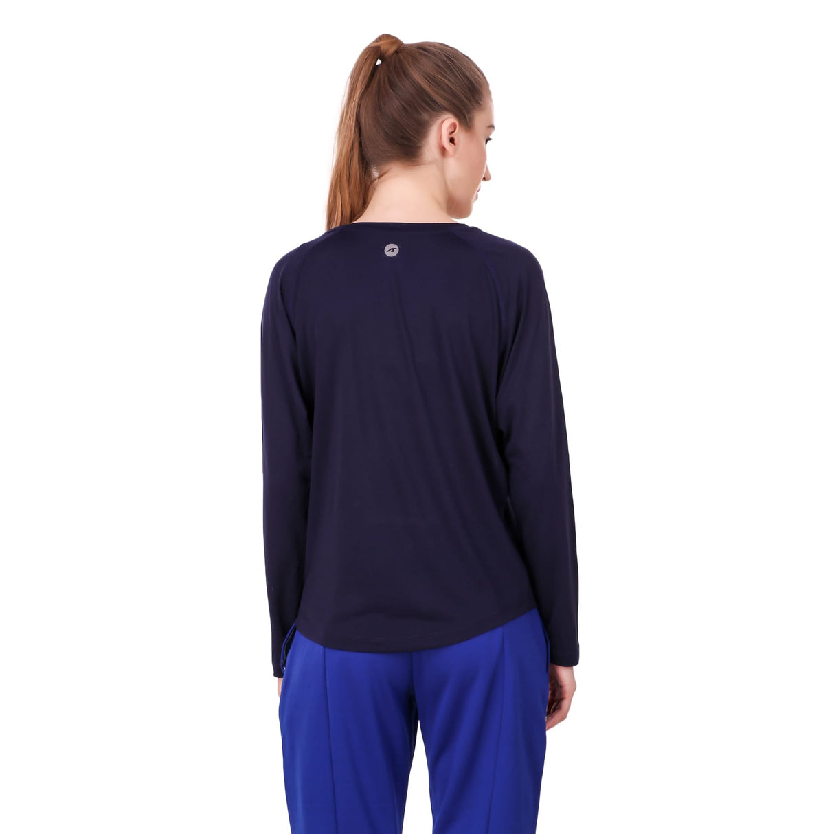 Alcis Women Printed Navy Blue Tshirts