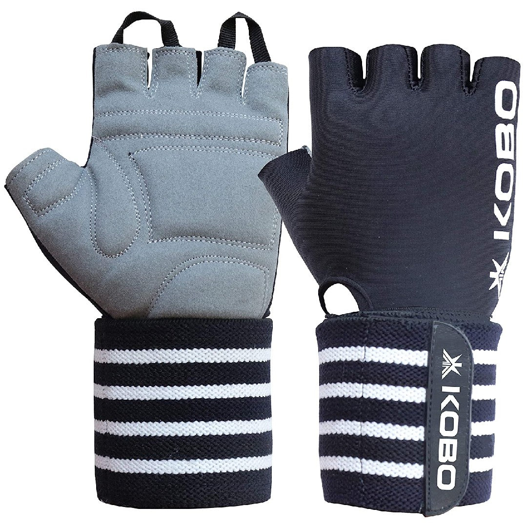 Kobo WTG-50 Gym Gloves with Wrist Support