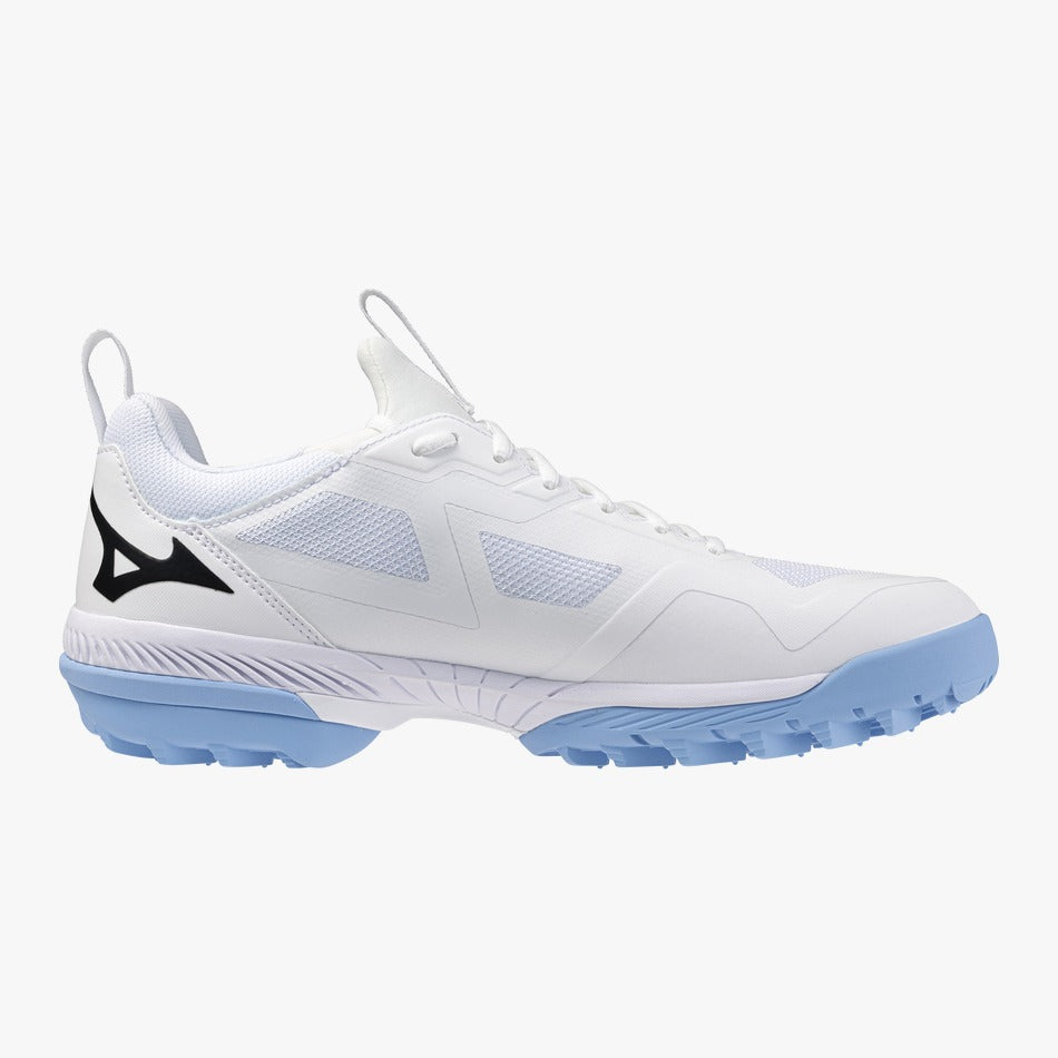 MIZUNO WAVE PANTHERA 2 ASTRO TURF HOCKEY SHOES – WHITE/CELESTE