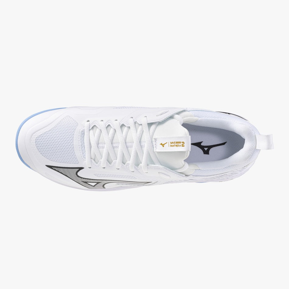 MIZUNO WAVE PANTHERA 2 ASTRO TURF HOCKEY SHOES – WHITE/CELESTE