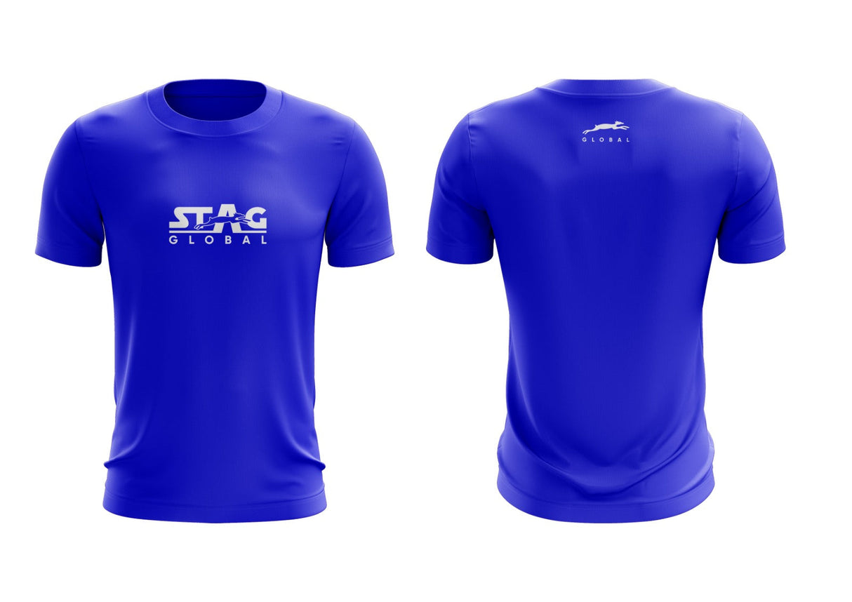 STAG GLOBAL Round Neck Men's Solid Athletic fit T-Shirt | Solid Sportswear for Active & Casual Use