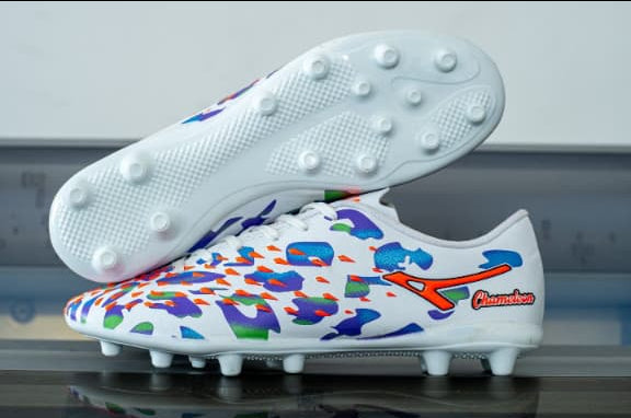 Anza White Multicolor Camo Studs - Image 2 | KIBI SPORTS