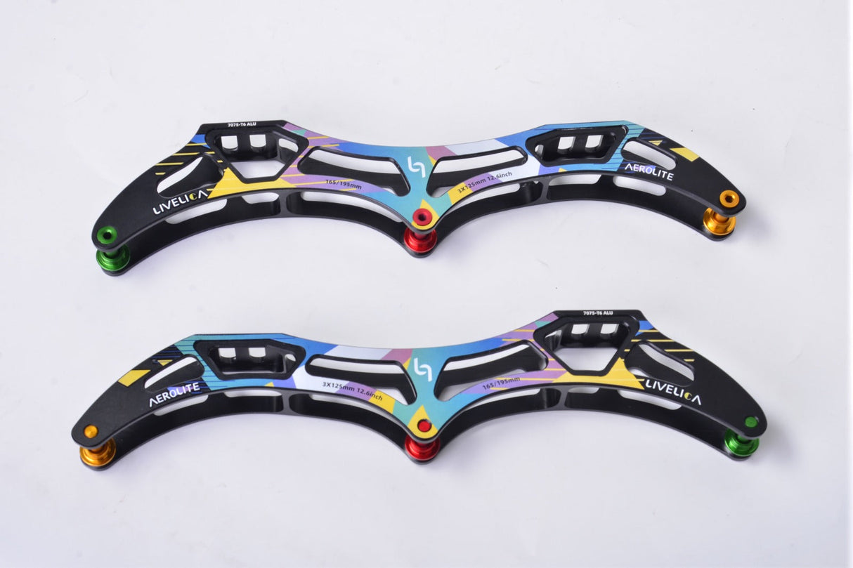 LiveLica Aerolite Frame 3x125 for Inline Speed Skating