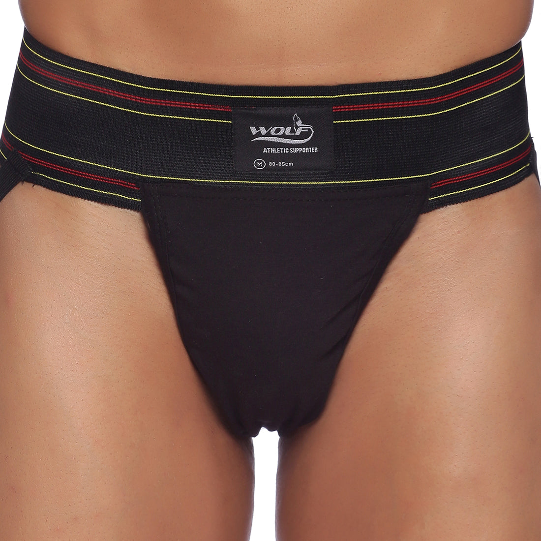 Wolf Jockstrap Supporter Black