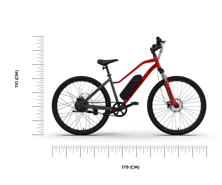 X2 Electric Bike Furious Red X-Factor Urban Series EMotorad KIBI SPORTS