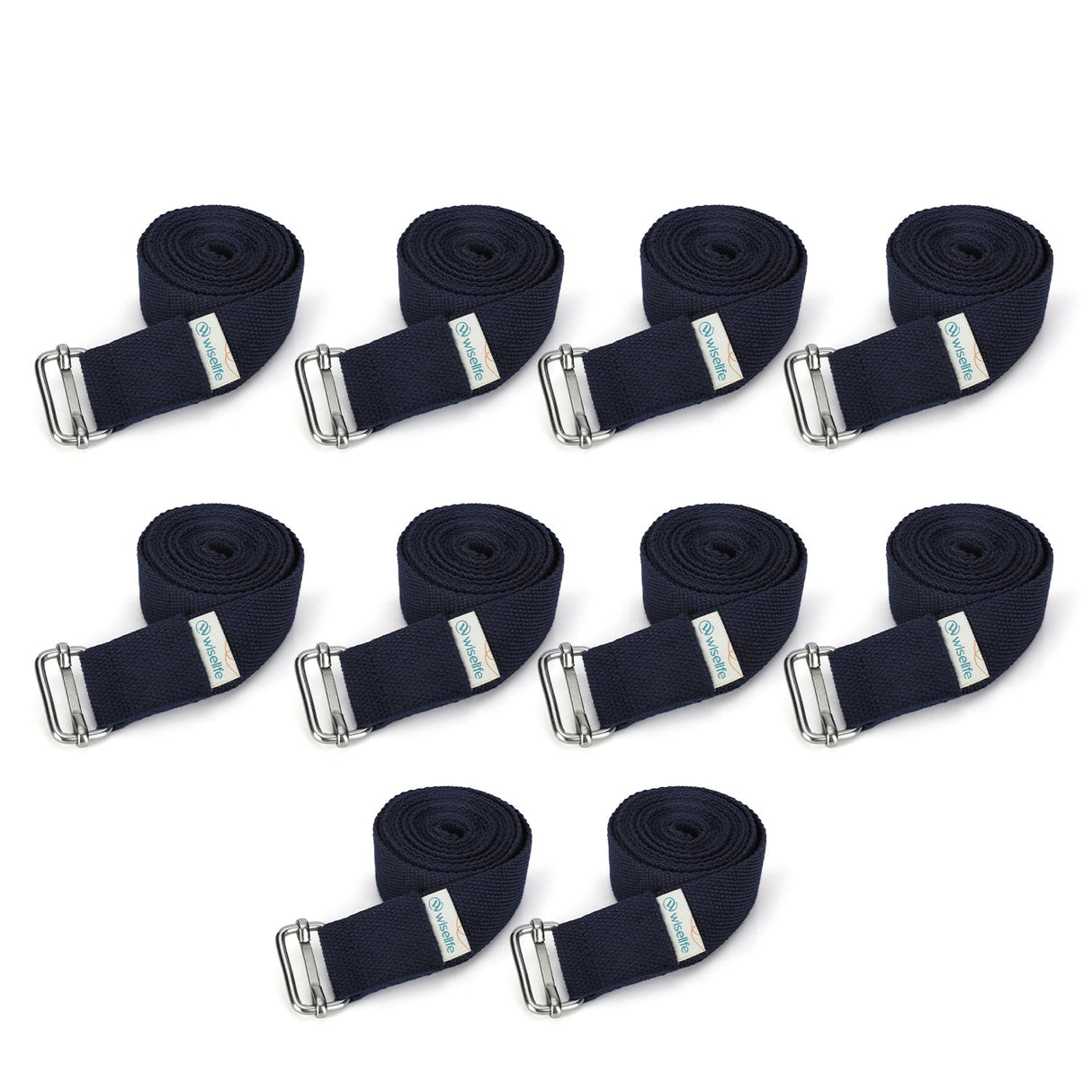 Classic Yoga Belt Set of 10