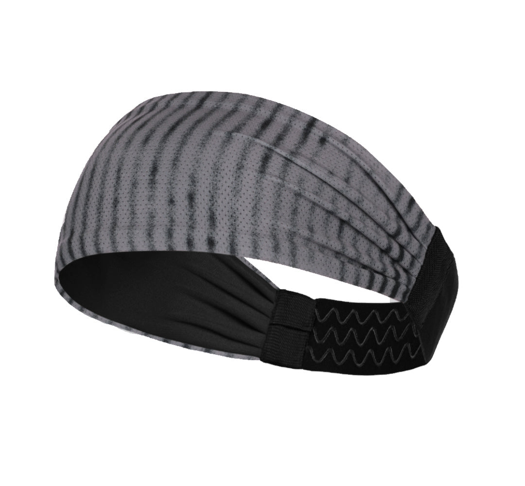 Sports Headband For Men and Women (Abstract Grey)