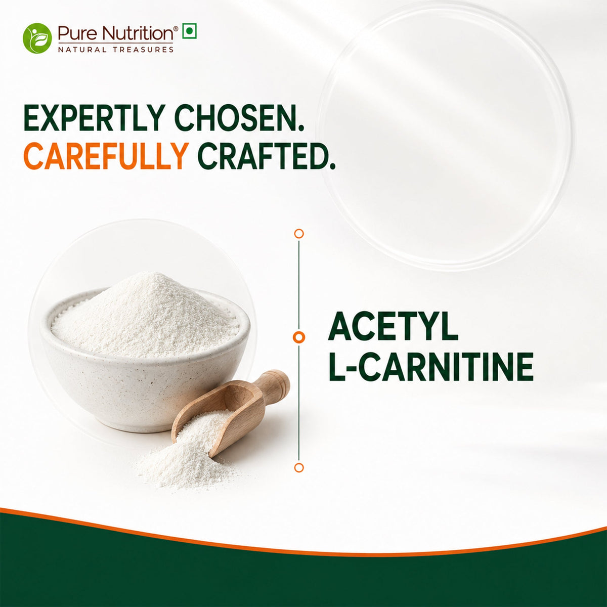 Acetyl L-Carnitine 500 mg | 60 Vegetarian Tablets