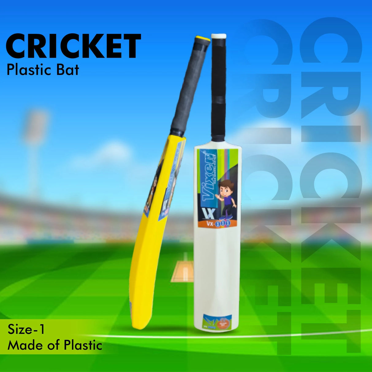 CRICKET PLASTIC BAT VX 111