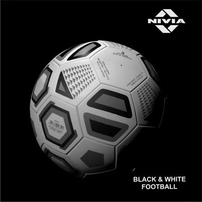 Nivia Black & White Football
