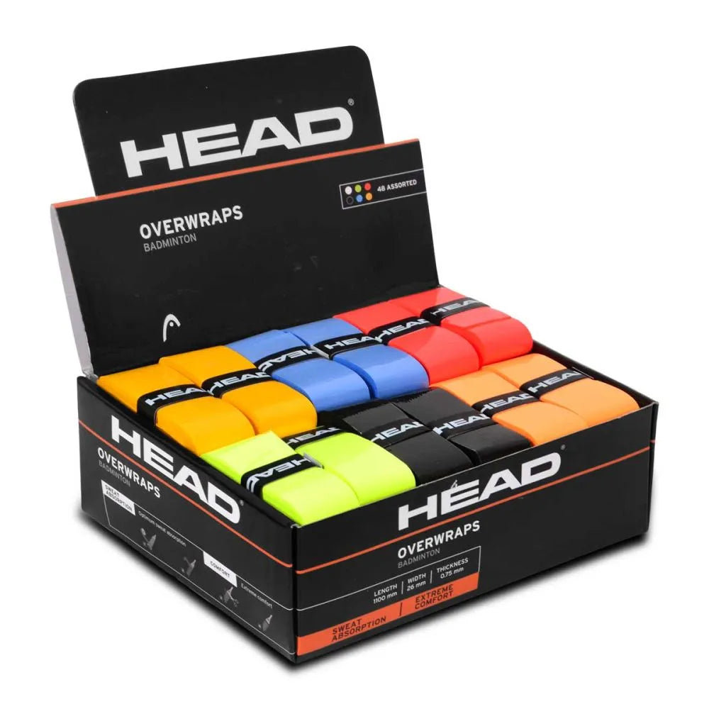 Head Overwraps Badminton Grip (48 PCS)