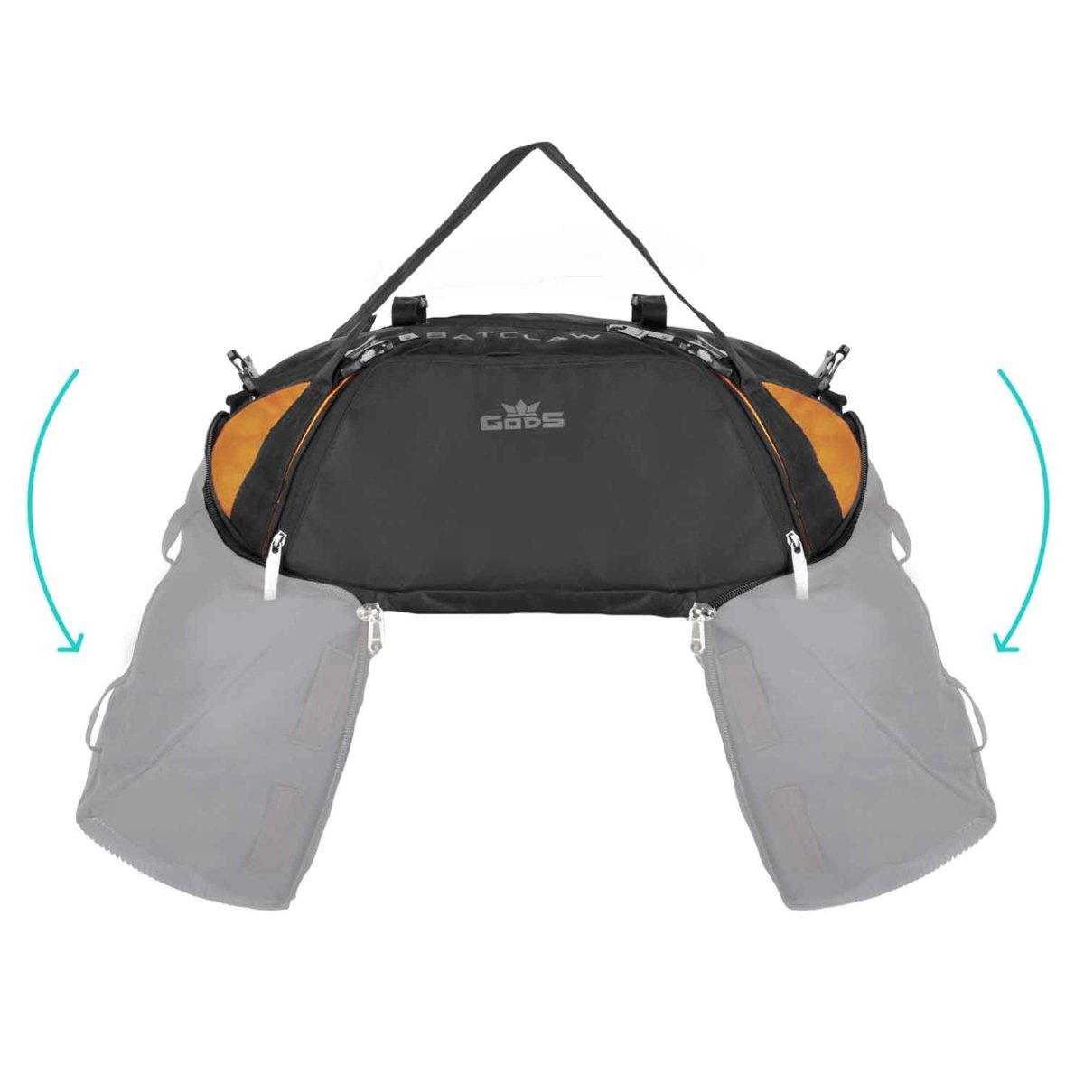 Batclaw - 70 litres 3 in 1 Claw Bag, Duffle bag and Motorcycle Tail Bag