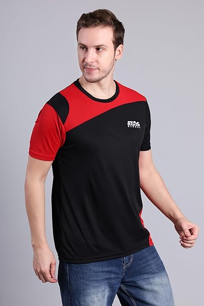 STAG GLOBAL Winger Men's Polo T-Shirt – 100% Polyster | Breathable and Comfortable Sportswear