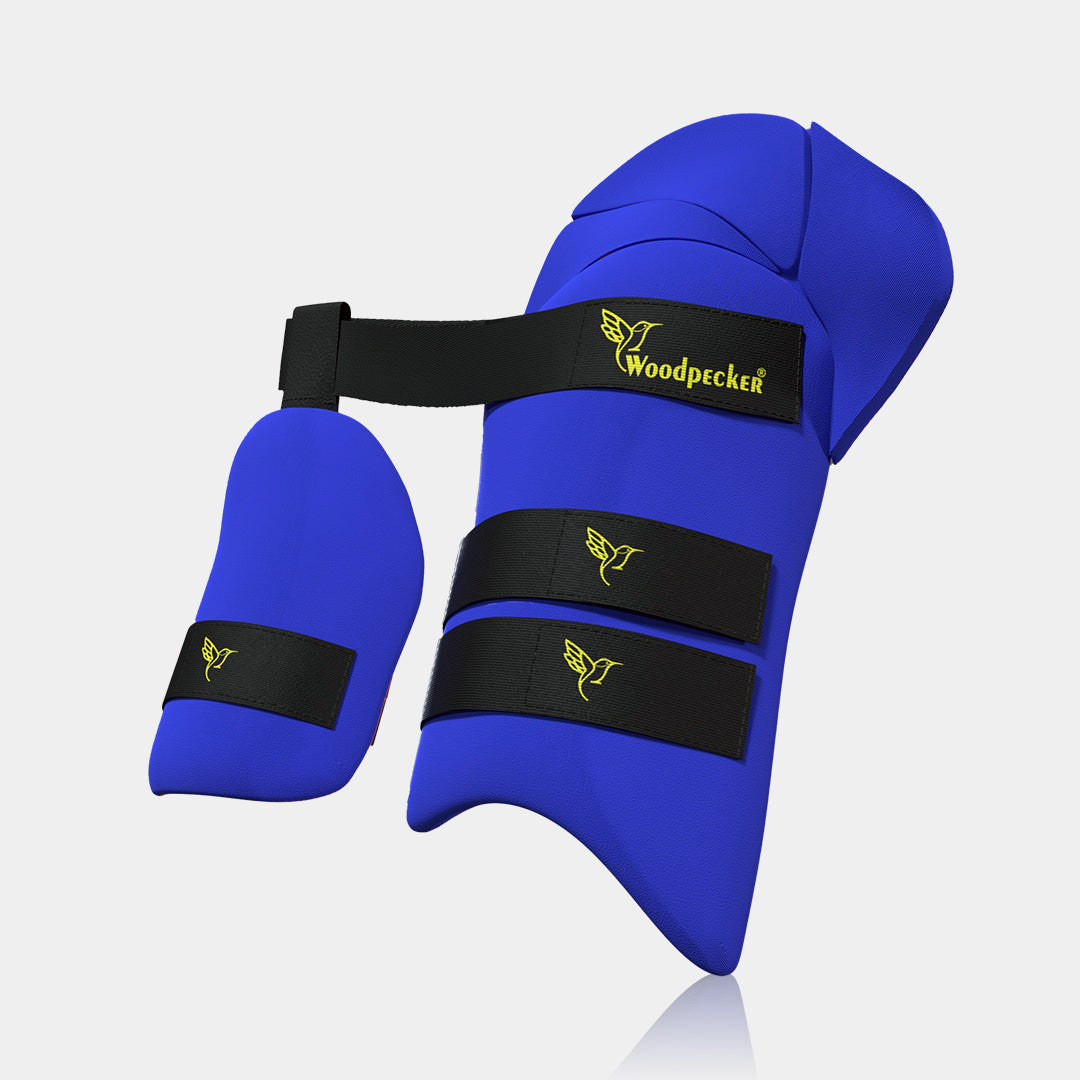 Armour X Thigh Guard 3 Strap (Blue-Orange)